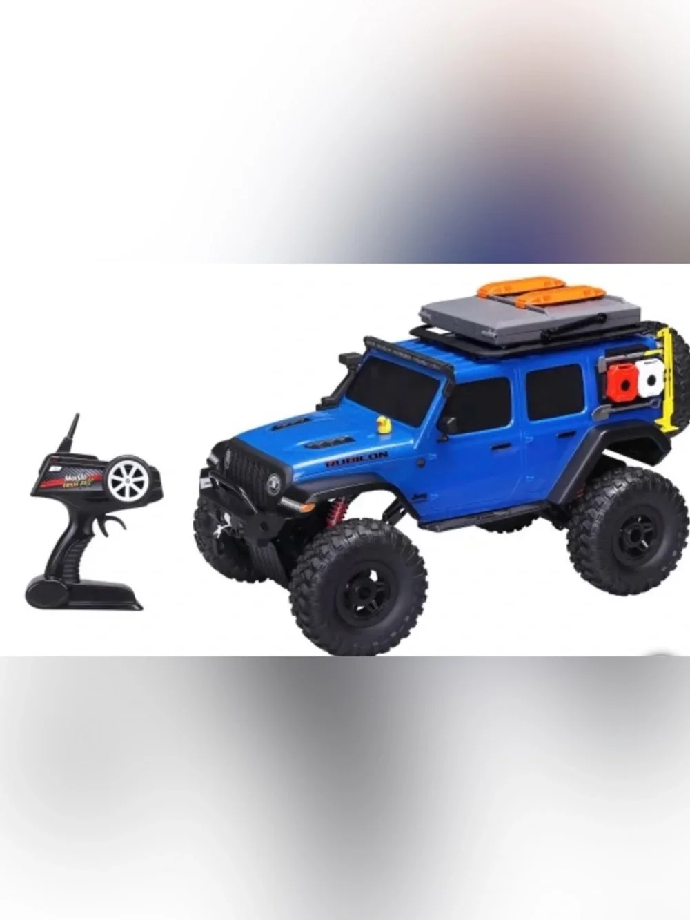 Tech RC Kids Jeep Wrangler Extreme Overland Rubicon - Blue